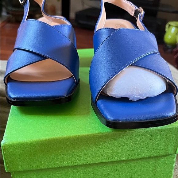 Chic Blue Women's Sandals - Picture 1 of 3